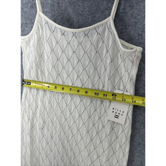 NWT Billabong Women's Midi Dress Size Medium White Day Dream Beach MSRP $59.95 - Picture 12 of 12